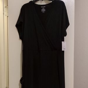 Nine West Black Wrap Dress